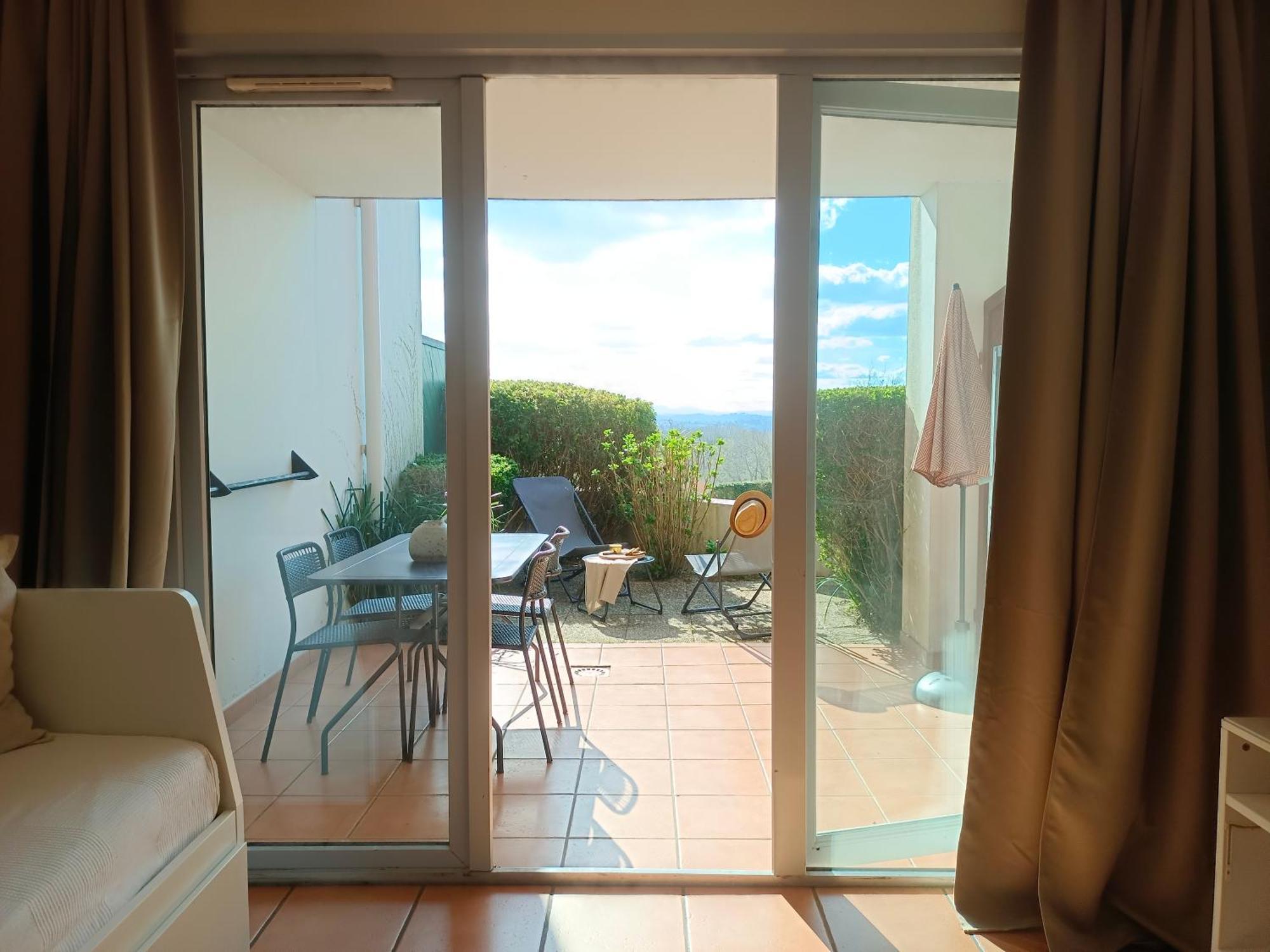T1 Bis Avec Piscine Vue Golf Et Montagnes Arcangues Exterior foto